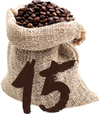 Capacité de torréfaction de 15 kilos de grains de café